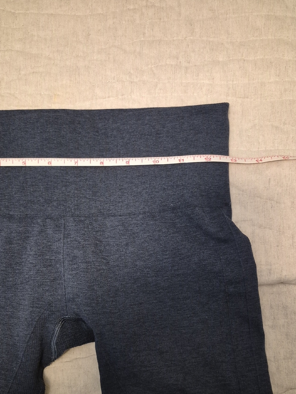 Lululemon In The Flow Crop II Heathered Deep Navy - Picture 10 of 11